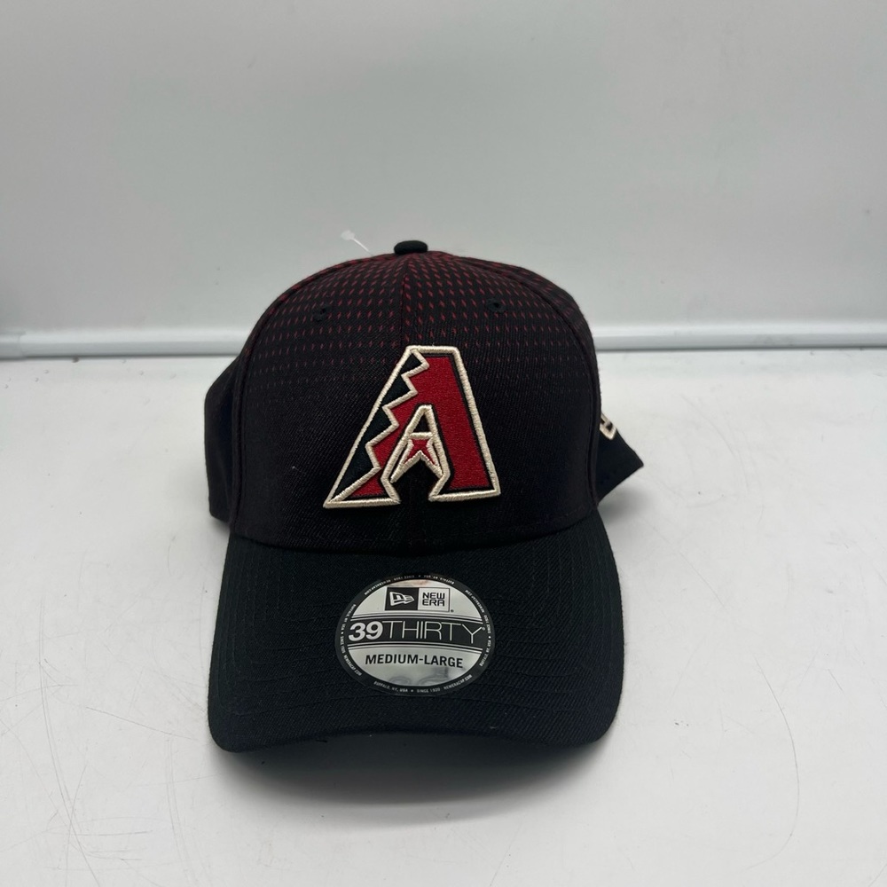 ARIZONA DIAMONDBACKS HAT new era 39Thirty stretch d-backs black red FLEX FIT M/L